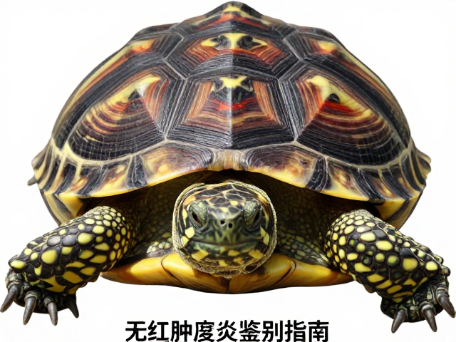 乌龟腹部斑纹分布与品相标准，无红肿病变鉴别指南