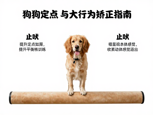 狗狗定点如厕、止吠与平衡木训练，3大核心行为矫正指南