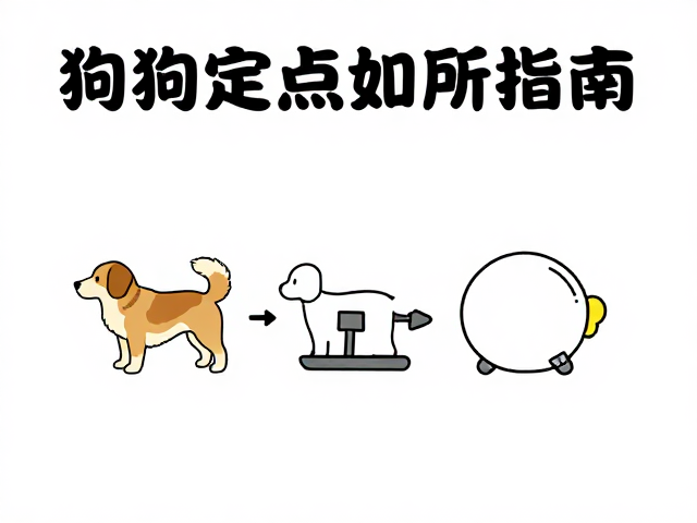 狗狗定点如厕指南,一致性指令,循序渐进,快速养成好习惯