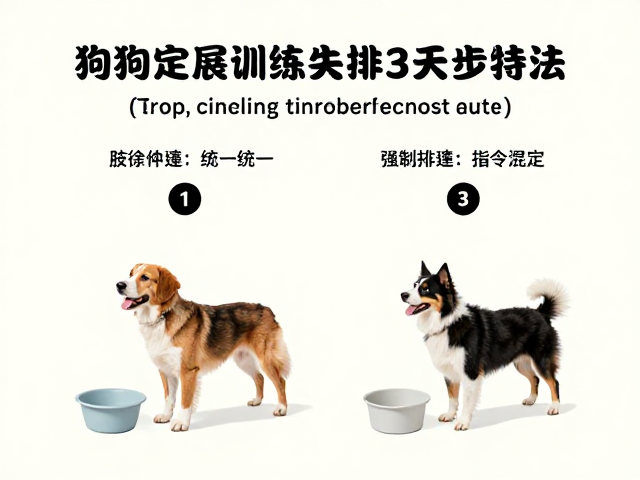 狗狗定点如厕总失败?肢体伸展训练,指令混淆排查,3步搞定