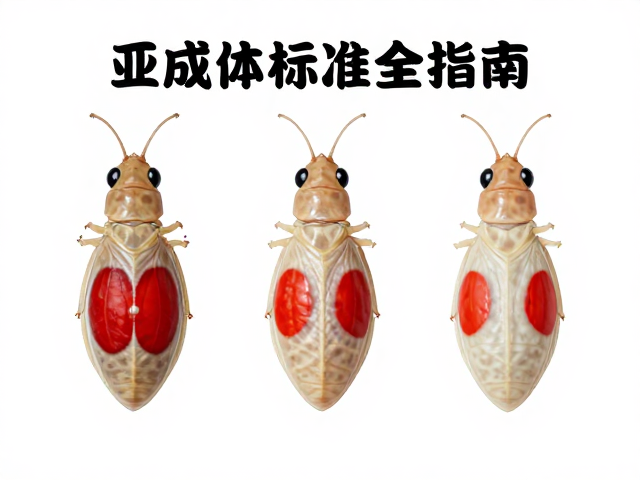 亚成体特征解析，腹部背面鲜艳红斑与品相标准全指南