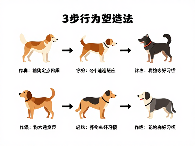 狗狗定点如厕与外出适应,3步行为塑造法,轻松养成好习惯