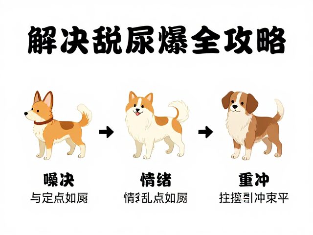 狗狗定点如厕与情绪稳定,噪音脱敏训练全攻略,解决乱尿爆冲难题