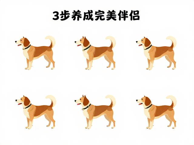 狗狗定点如厕,复杂指令训练,抑制过度吠叫,3步养成完美伴侣