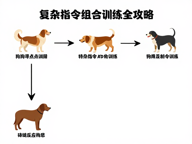 狗狗定点如厕与寻食游戏,复杂指令组合训练全攻略