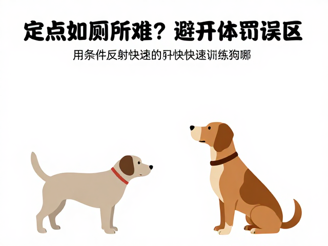 定点如厕难？避开体罚误区，用条件反射法快速训练狗狗