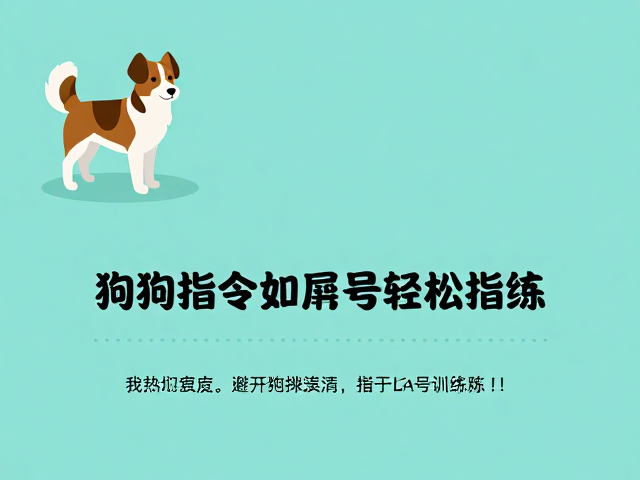 狗狗定点如厕难?避开指令混淆,观察压力信号轻松训练