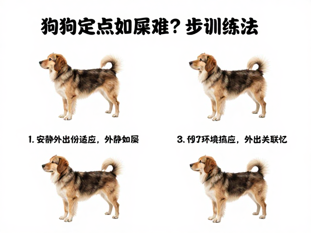 狗狗定点如厕难？3步训练法，安静环境适应，轻松搞定外出如厕