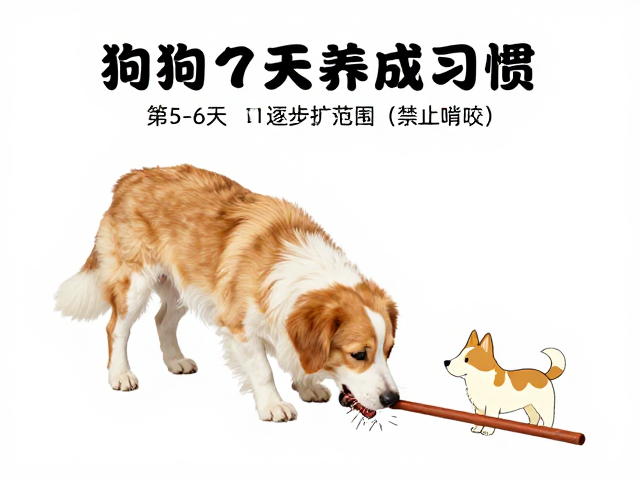狗狗定点如厕训练，巧用引导棒，禁止啃咬，7天养成好习惯
