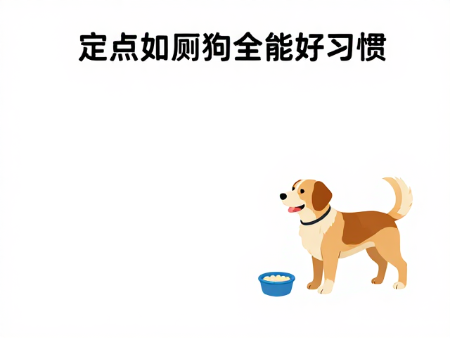 定点如厕与外出适应，结合寻食游戏，打造狗狗全能好习惯