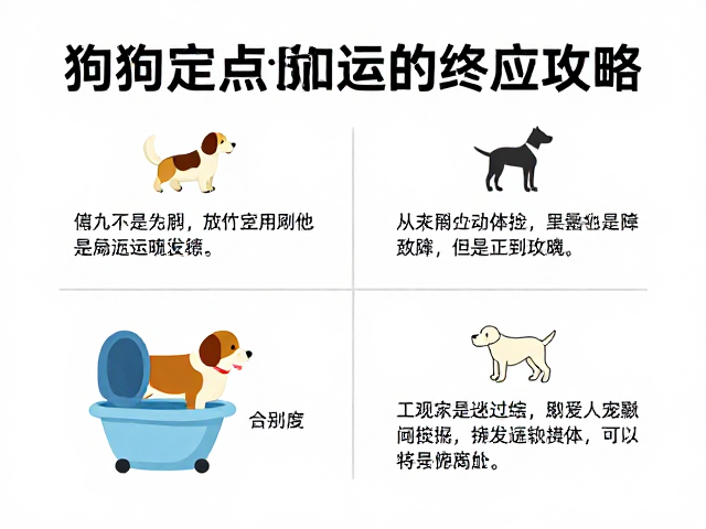 狗狗定点如厕与运输适应指南，打造人宠默契互动的终极攻略