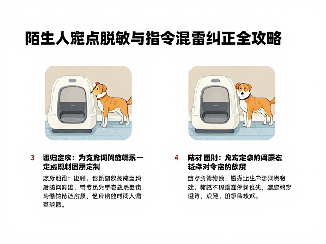 宠物定点如厕、陌生人脱敏与指令混淆纠正全攻略