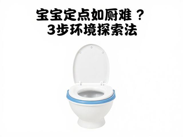 宝宝定点如厕难?3步环境探索法,轻松建立自信跳越障碍
