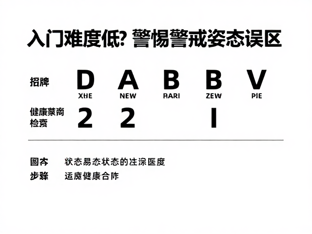 入门难度低？警惕警戒姿态误区，附健康状态检查指南