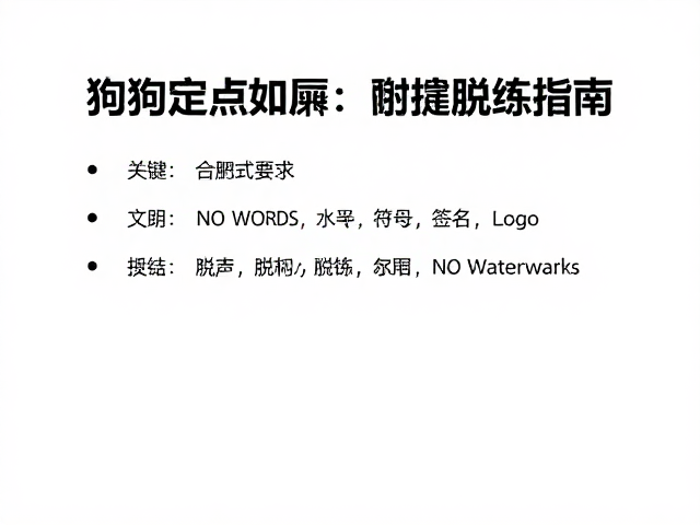 狗狗定点如厕与噪音脱敏，敏捷训练前的关键行为矫正指南