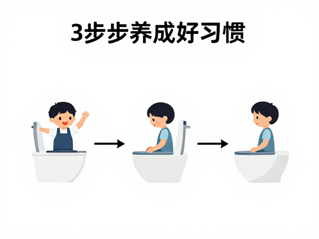 孩子定点如厕难？用一致性指令，肢体伸展，3步养成好习惯