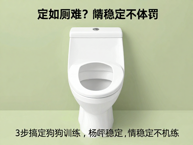 定点如厕难?情绪稳定不体罚,3步搞定狗狗训练