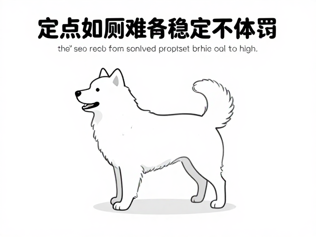 定点如厕难？情绪稳定不体罚，3步搞定狗狗训练