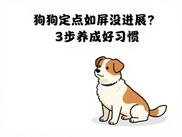 狗狗定点如厕没进展?试试正向强化法,3步养成好习惯