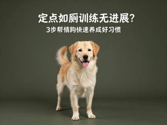 定点如厕训练无进展？情绪稳定是关键，3步帮狗狗快速养成好习惯