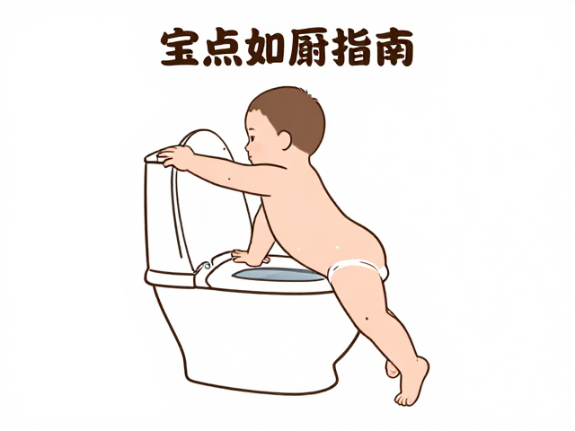 宝宝定点如厕指南,耐心引导,肢体伸展,轻松养成好习惯