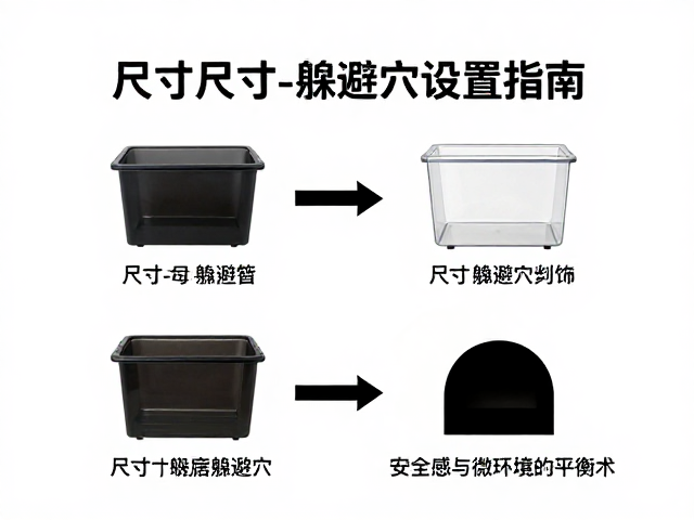 爬宠入门避坑，饲养箱尺寸与躲避穴设置指南，新手必看