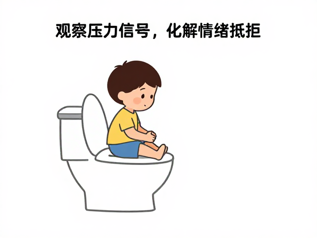 孩子定点如厕遇阻?观察压力信号,化解情绪抵触