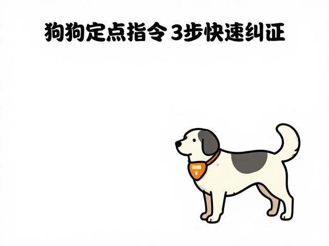 狗狗定点如厕没进展?坚持一致性指令,3步快速纠正