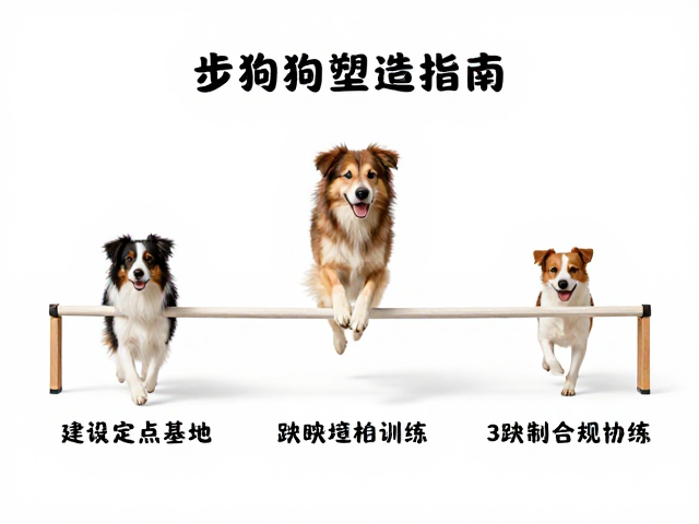 狗狗定点如厕与跳跃障碍训练,3步行为塑造指南