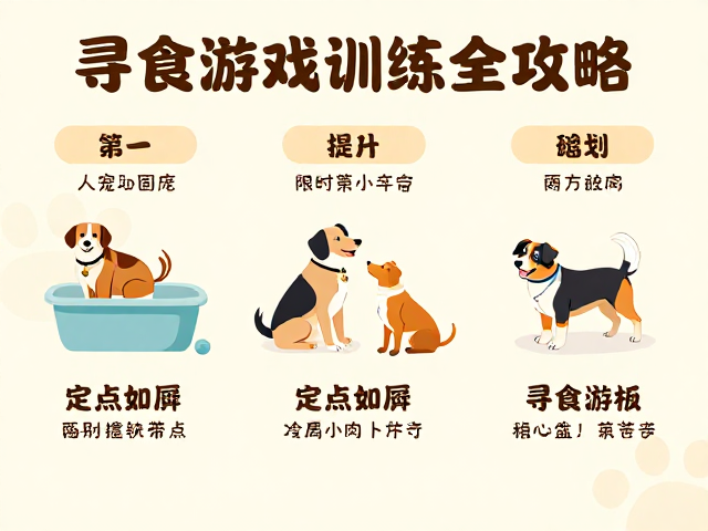 人宠互动默契提升,定点如厕与寻食游戏训练全攻略