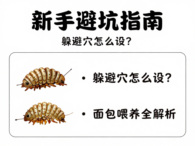 新手避坑指南,躲避穴怎么设?面包虫喂养全解析