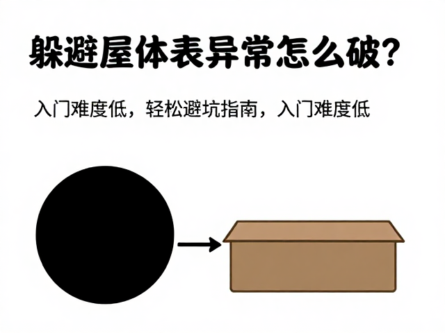 躲避屋体表异常怎么破？入门难度低，新手轻松避坑指南