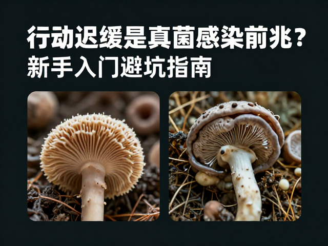 行动迟缓是真菌感染前兆?新手入门避坑指南,详解识别与应对