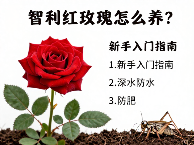 智利红玫瑰怎么养?新手入门指南,蟋蟀防治技巧