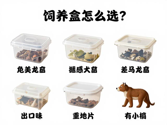 新手入门必看,饲养盒怎么选?常见品种图鉴识别指南