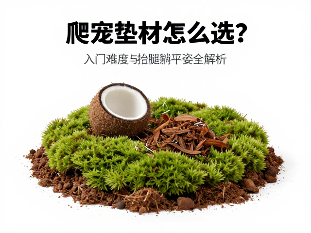 爬宠垫材怎么选？入门难度与抬腿躺平姿势全解析