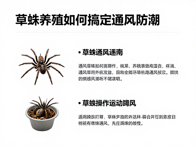 新手入门指南，草蛛养殖如何搞定通风防潮