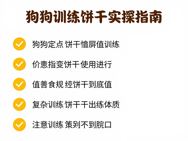 狗狗定点如厕与复杂指令训练，高价值训练饼干实操指南