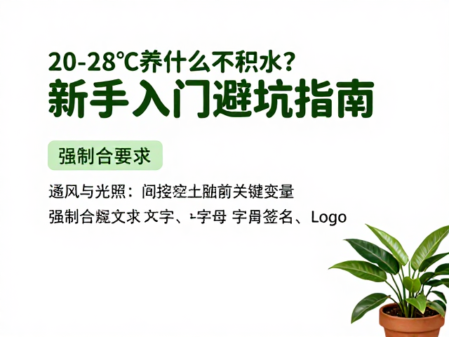 20-28℃养什么不积水？新手入门避坑指南