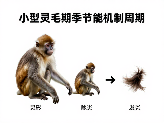 中小型灵长类季节性换毛期，体型参数变化与护理指南