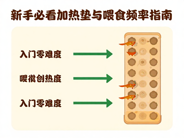 爬宠新手必看,加热垫选购与喂食频率指南,入门零难度