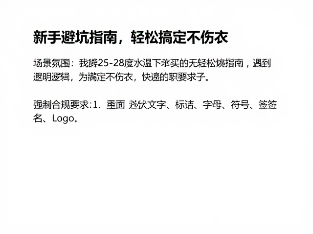 25-28度水温怎么脱水？新手避坑指南，轻松搞定不伤衣