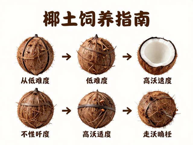 椰土饲养入门,从低难度到高活跃度观察指南
