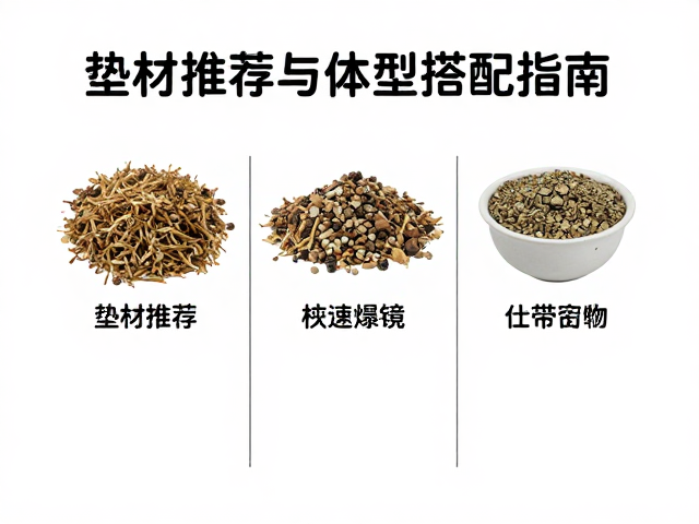 爬宠入门选什么？垫材推荐与体型搭配指南