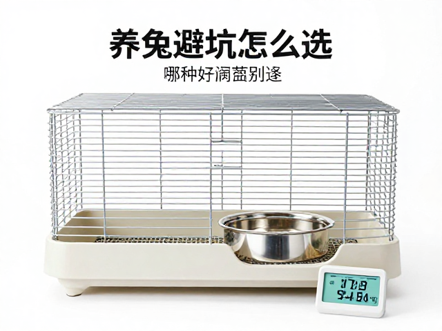 养兔避坑,兔笼怎么选?陶瓷或不锈钢食盆哪种好?温湿度计怎么放