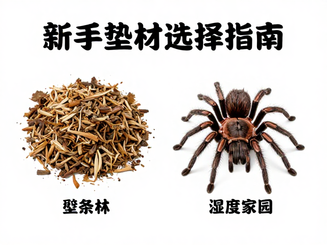 狼蛛饲养入门，新手垫材选择指南，避坑打造舒适家园