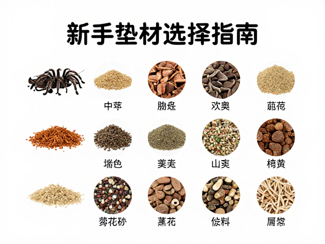 狼蛛饲养入门，新手垫材选择指南，避坑打造舒适家园
