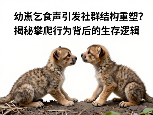 幼崽乞食声引发社群结构重塑?揭秘攀爬行为背后的生存逻辑