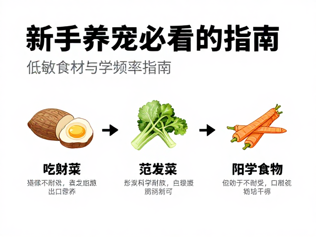 新手养宠必看，低敏食材搭配与科学喂食频率指南
