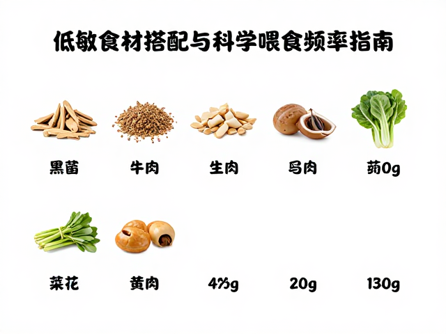 新手养宠必看,低敏食材搭配与科学喂食频率指南